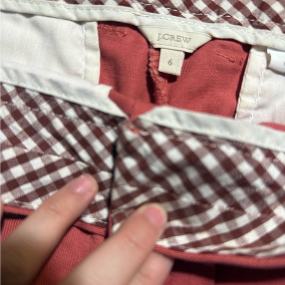 J. Crew Women's Salmon Embroidered Shorts - Picture 3 of 4